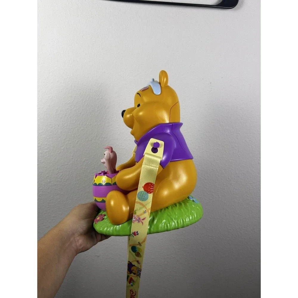 Disney Parks Winnie the Pooh Piglet Easter Popcorn Bucket Bunny Ears With Strap